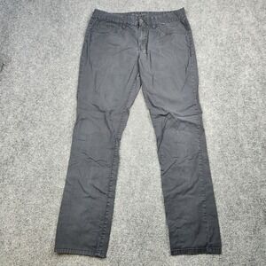 Travis Mathew Pants Mens 34x32 Black Trouser‎ Stretch Chino Casual Golf